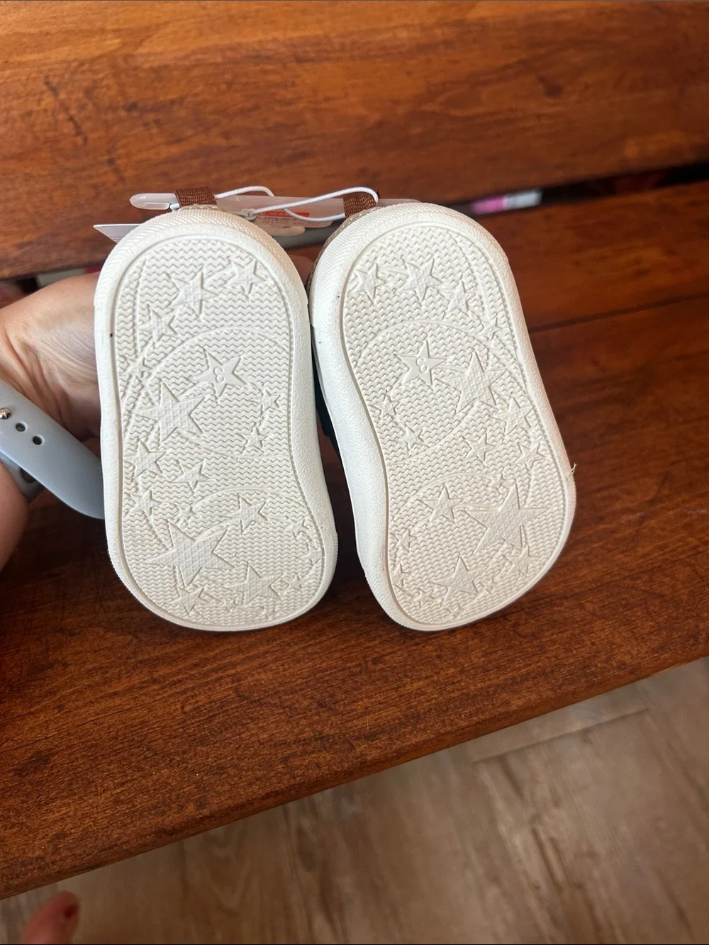 NWT Carter's Gray Toddler Sneakers with White Soles
